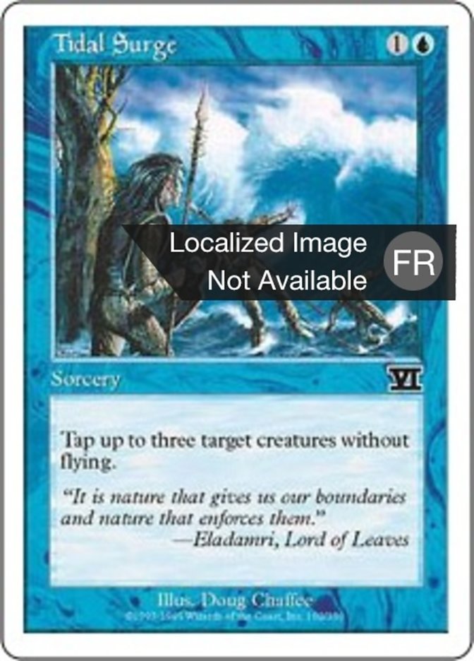 Déferlement de la marée