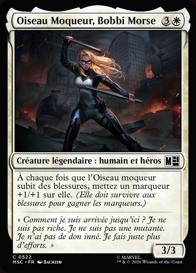 Oiseau Moqueur, Bobbi Morse