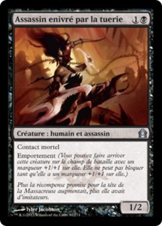 Assassin enivré par la tuerie