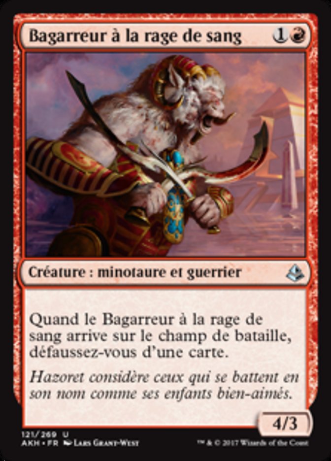 Bagarreur à la rage de sang