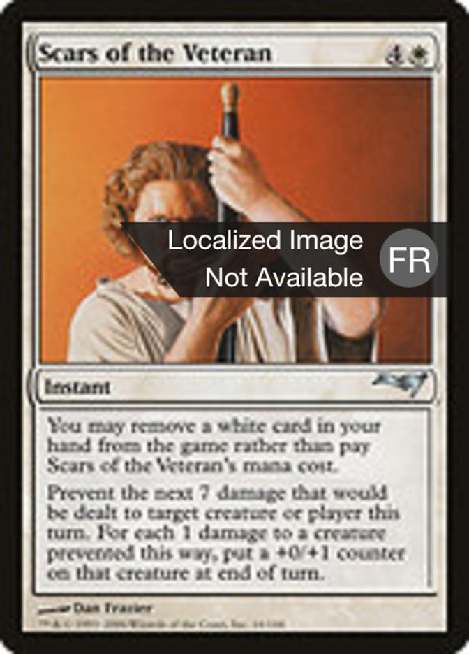 Cicatrices du vétéran