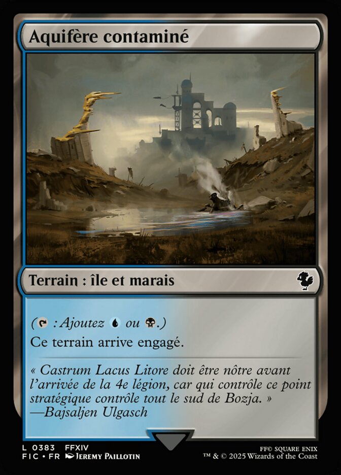 Aquifère contaminé