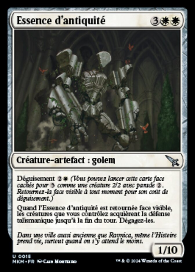 Essence d'antiquité
