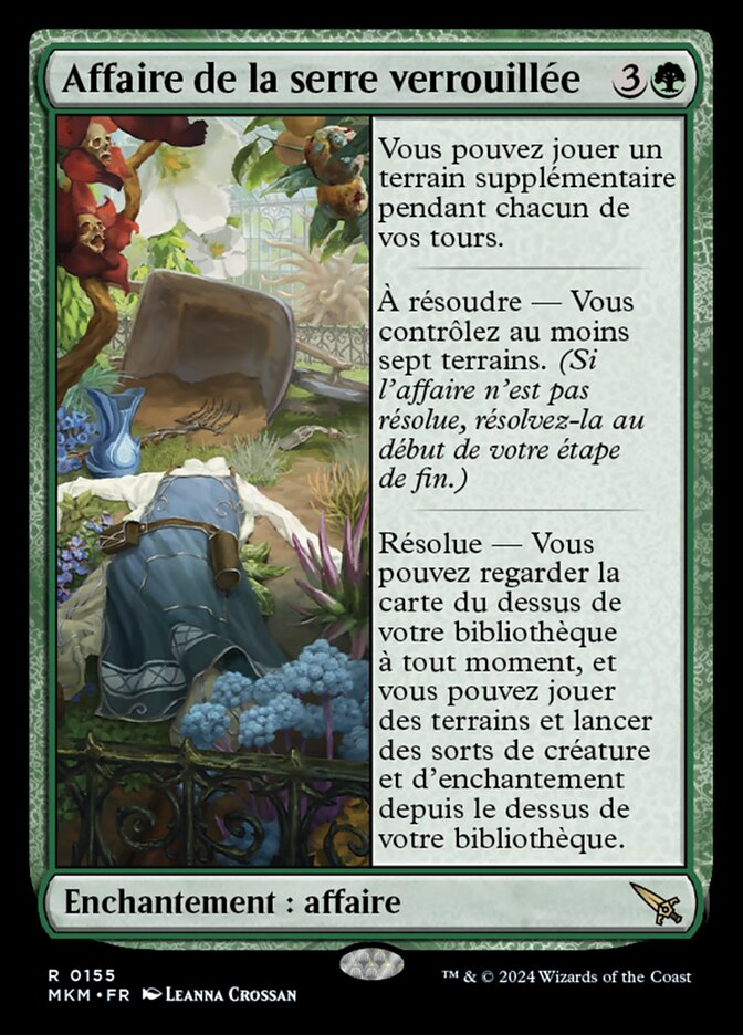 Affaire de la serre verrouillée