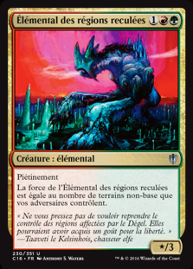 Élémental des régions reculées