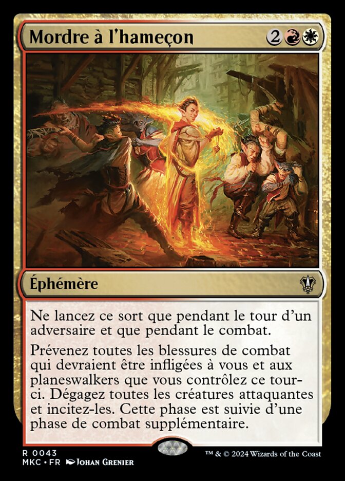 Mordre à l'hameçon