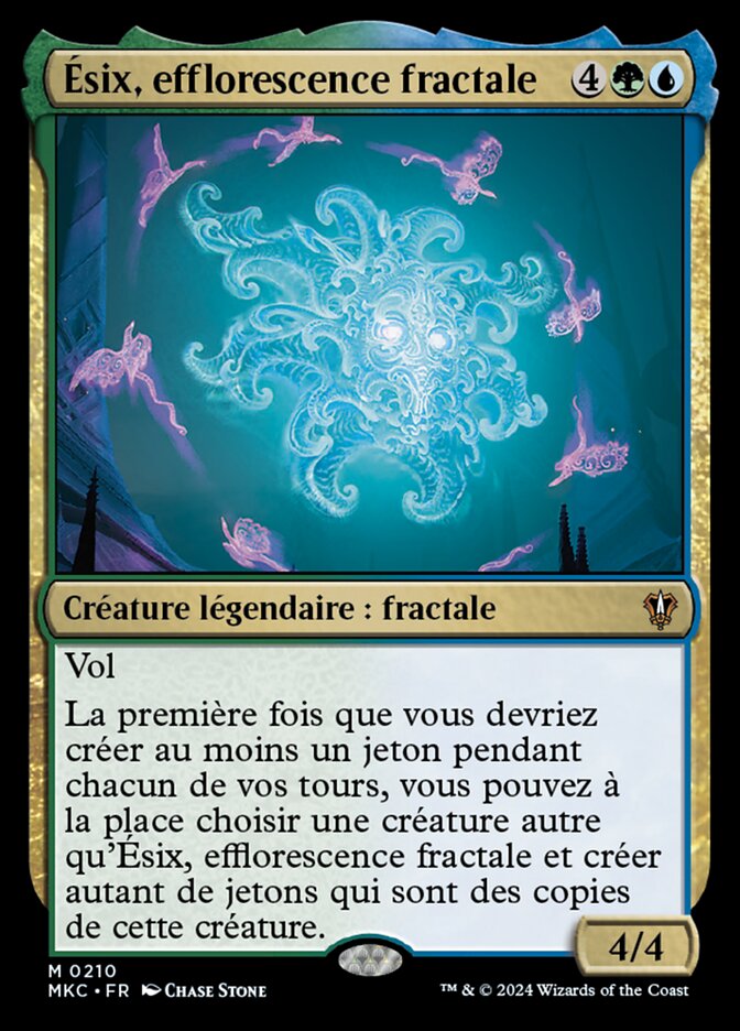 Ésix, efflorescence fractale