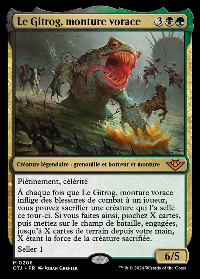 Le Gitrog, monture vorace