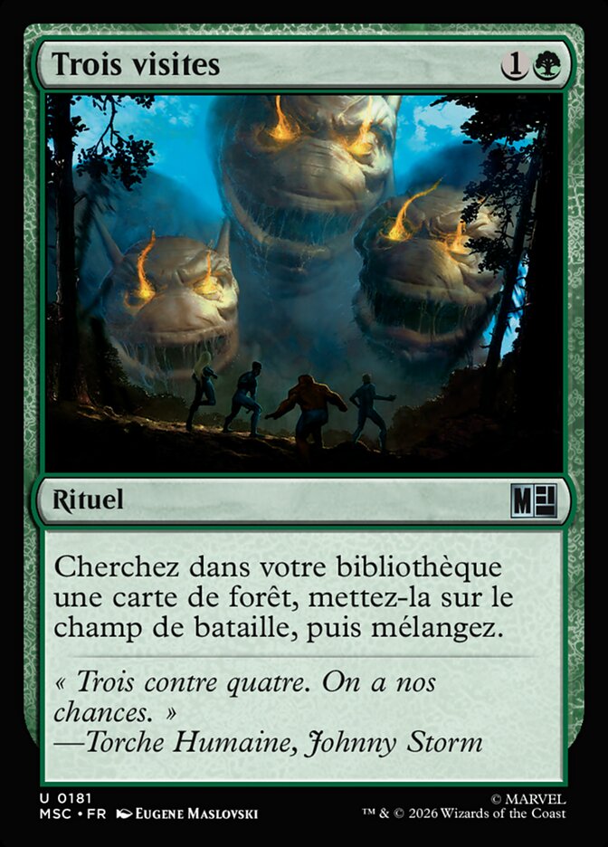 Trois visites