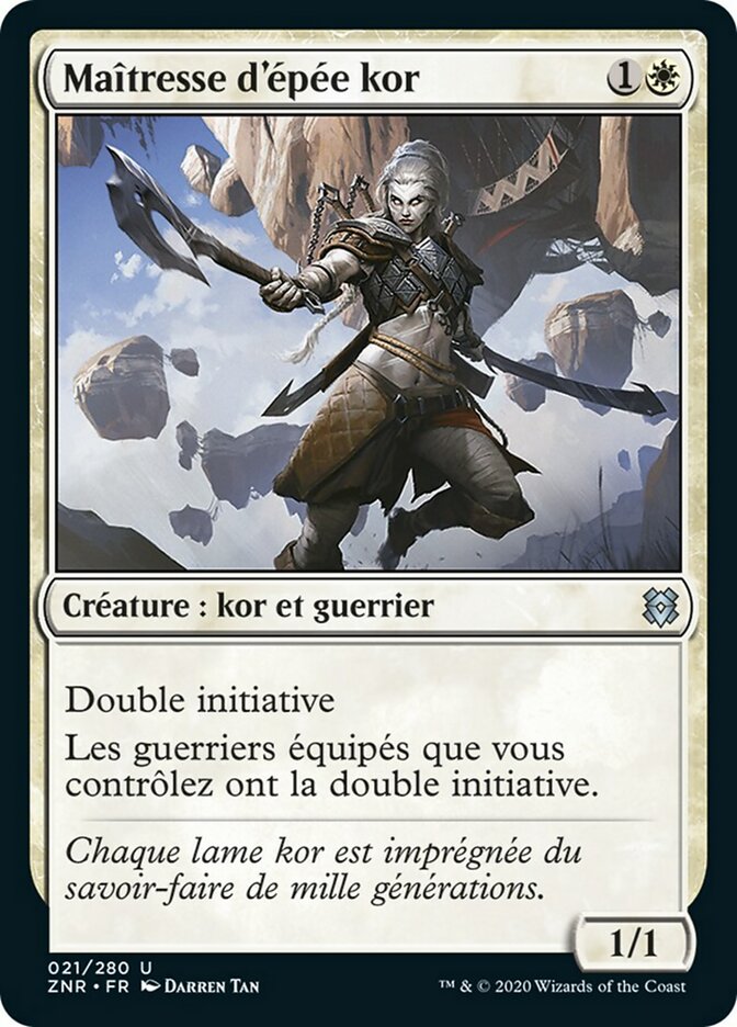 Maîtresse d'épée kor