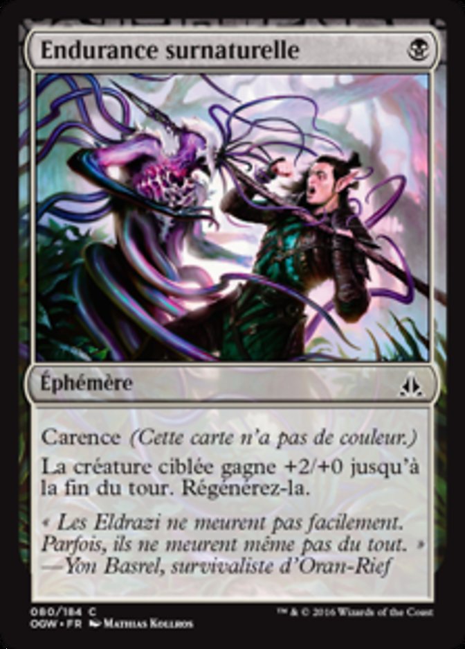 Endurance surnaturelle
