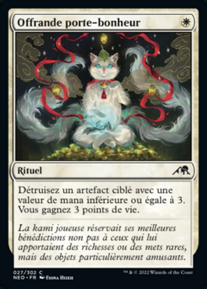 Offrande porte-bonheur