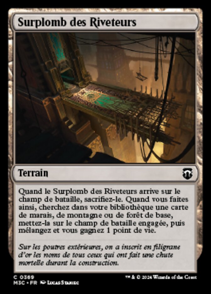 Surplomb des Riveteurs