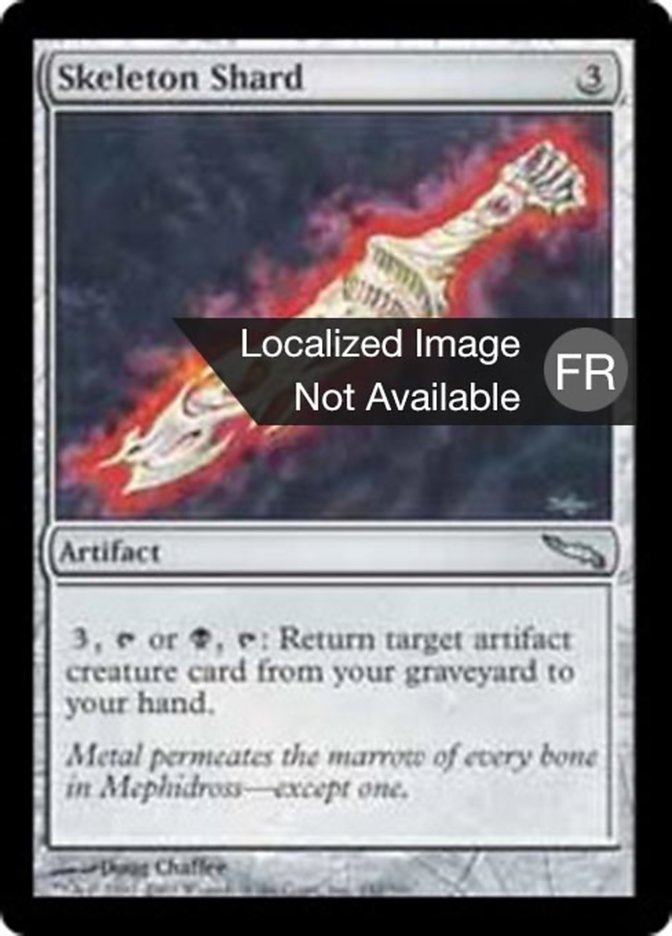 Écharde de squelette