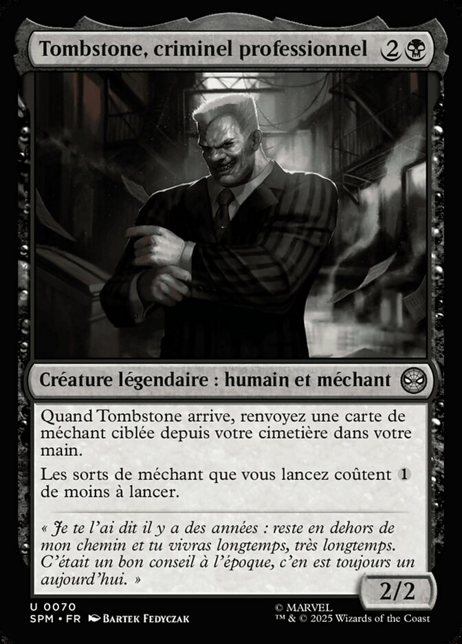 Tombstone, criminel professionnel