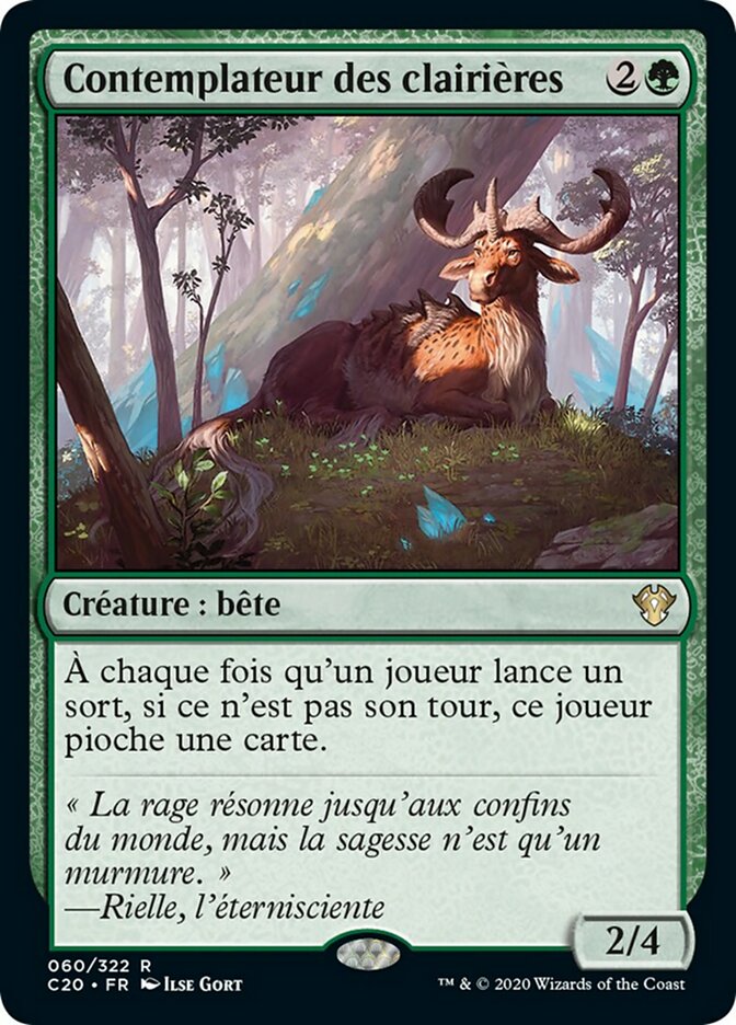 Contemplateur des clairières