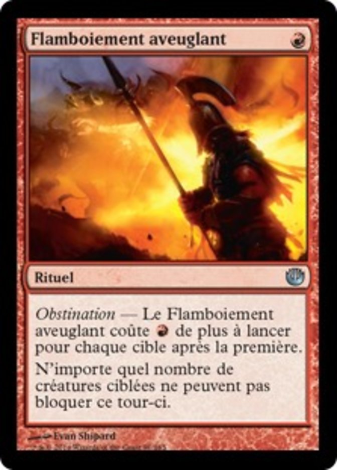 Flamboiement aveuglant