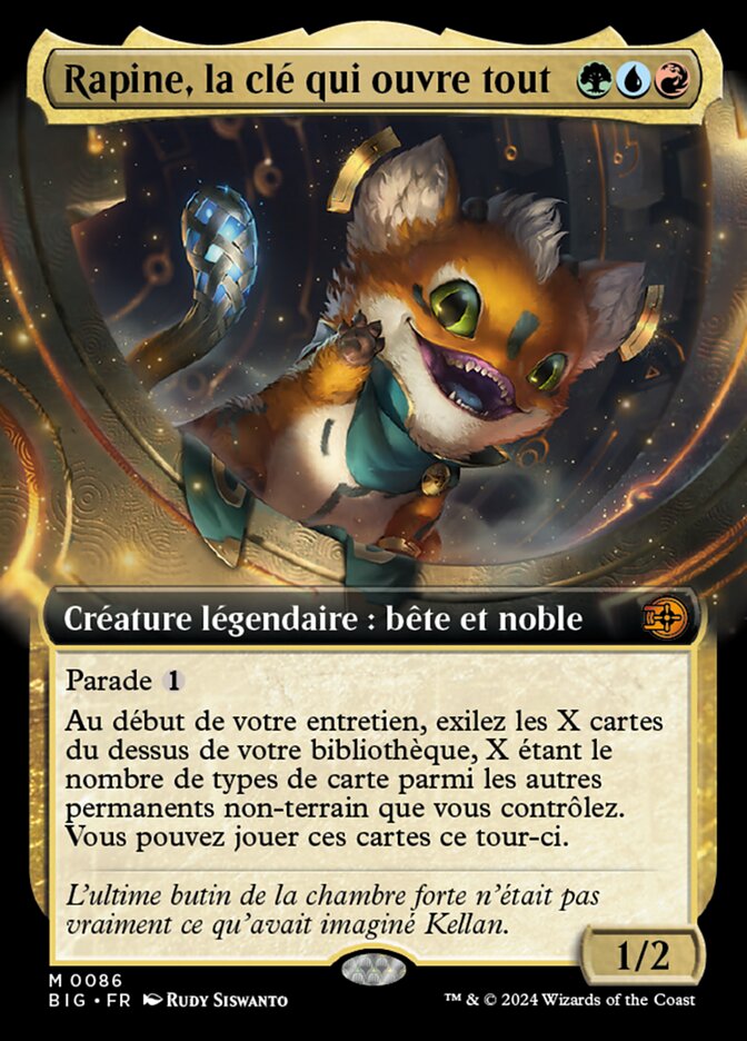 Rapine, la clé qui ouvre tout