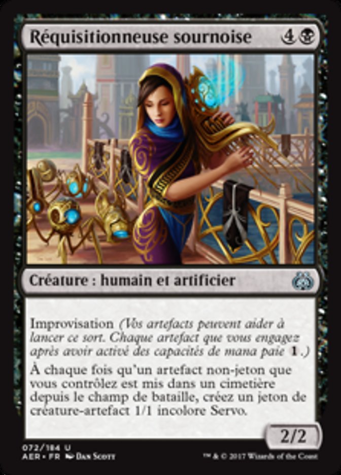 Réquisitionneuse sournoise