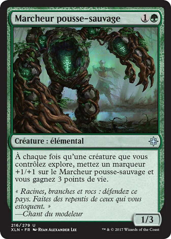Marcheur pousse-sauvage