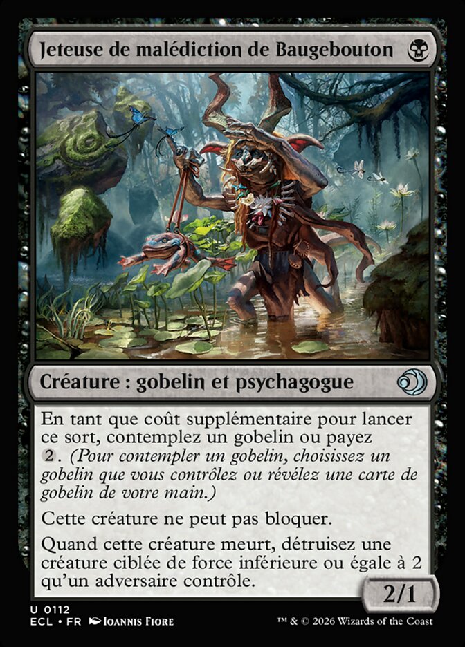 Jeteuse de malédiction de Baugebouton