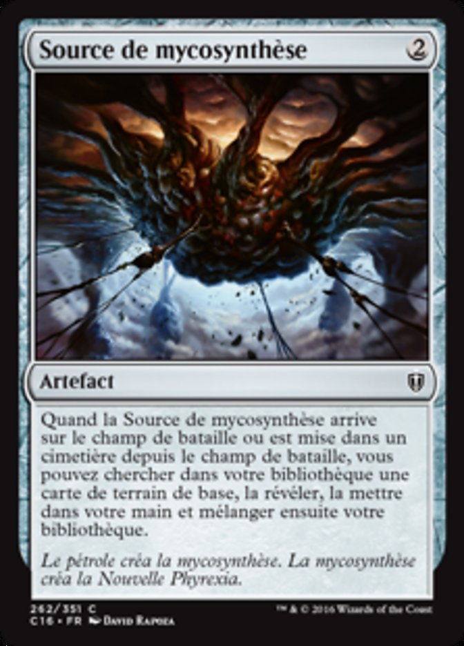 Source de mycosynthèse