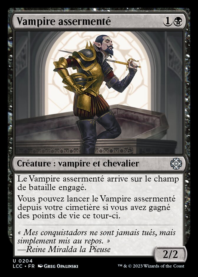 Vampire assermenté