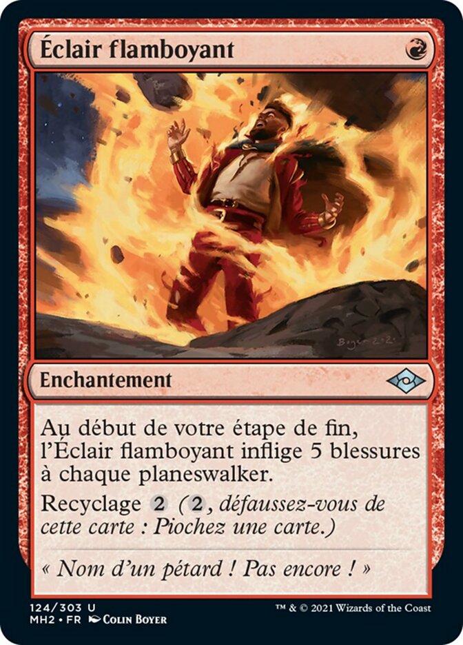 Éclair flamboyant