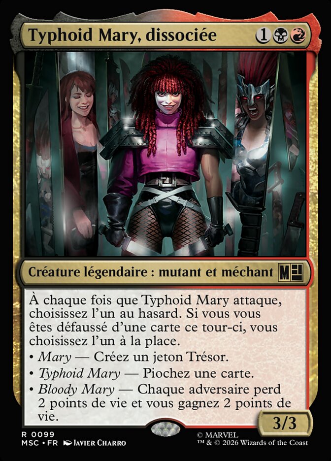 Typhoid Mary, dissociée