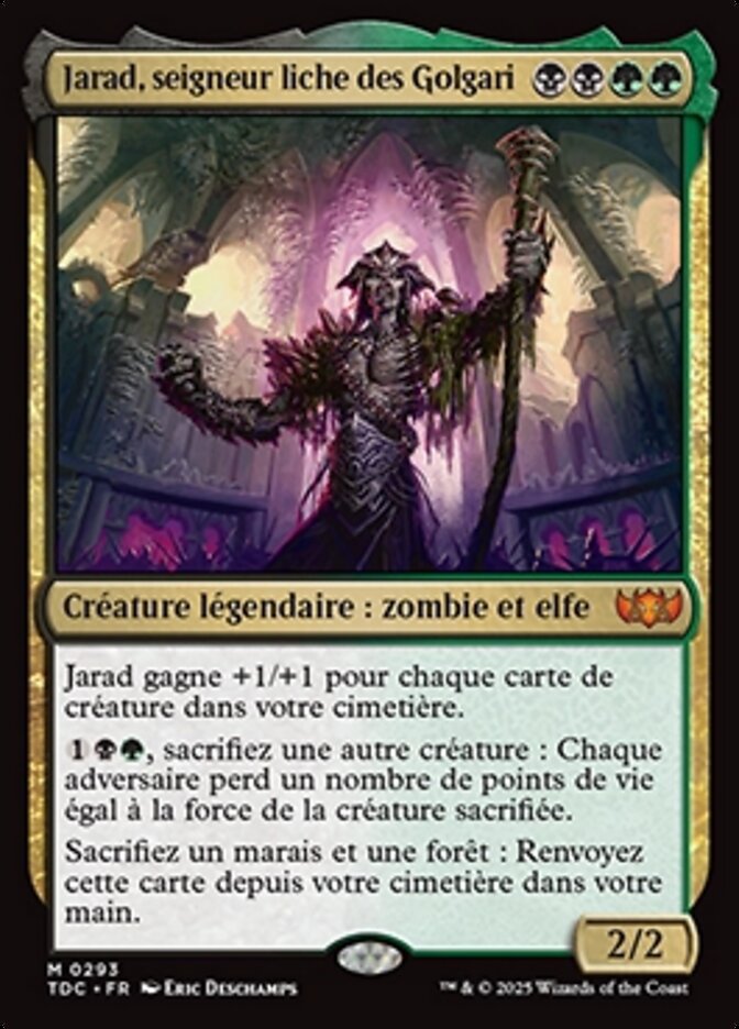 Jarad, seigneur liche des Golgari