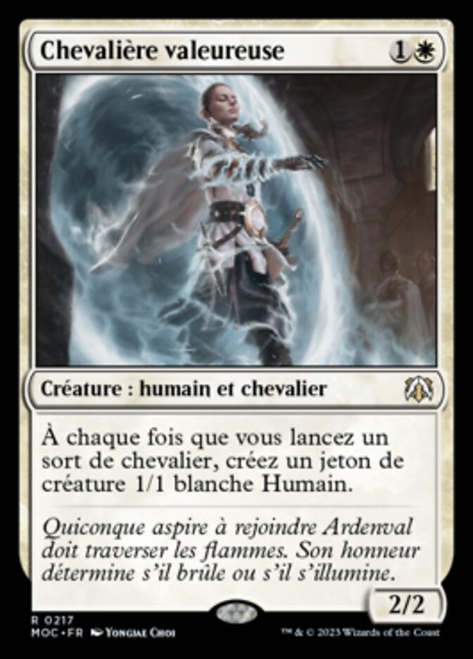 Chevalière valeureuse