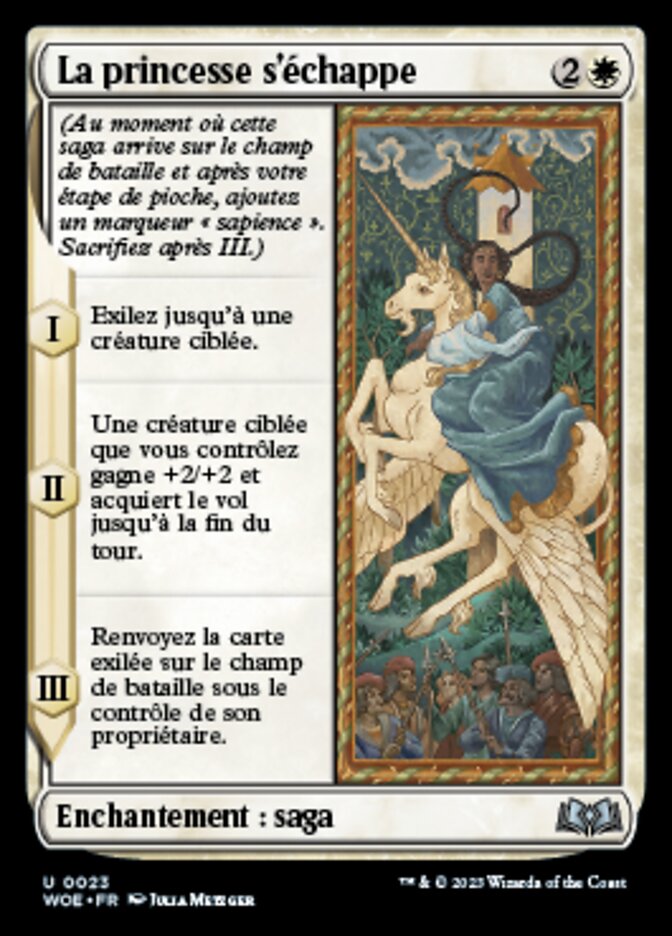 La princesse s'échappe
