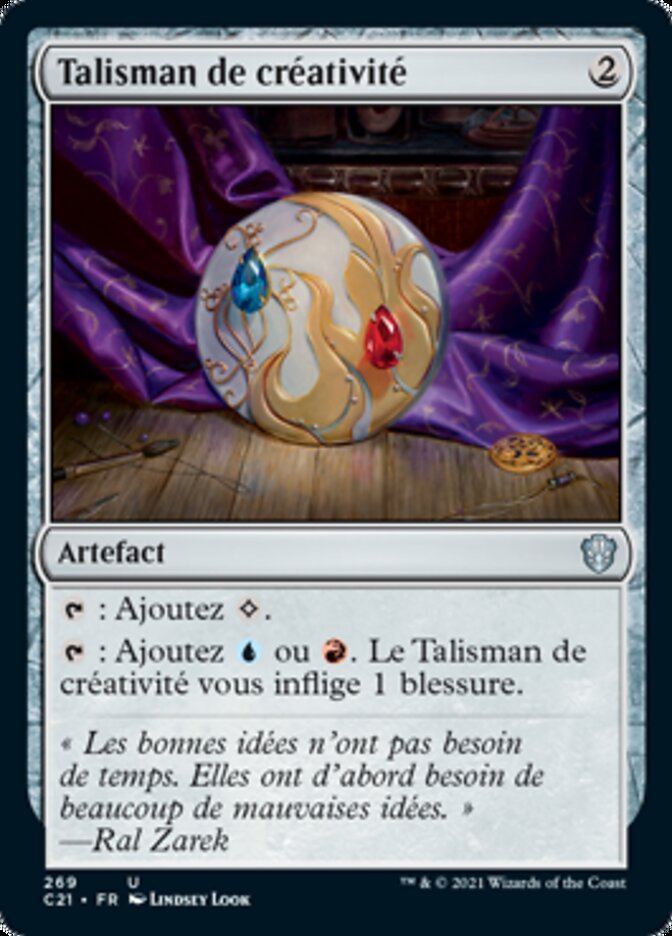 Talisman de créativité
