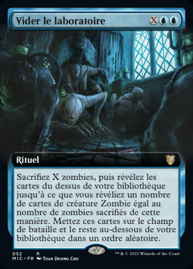 Vider le laboratoire