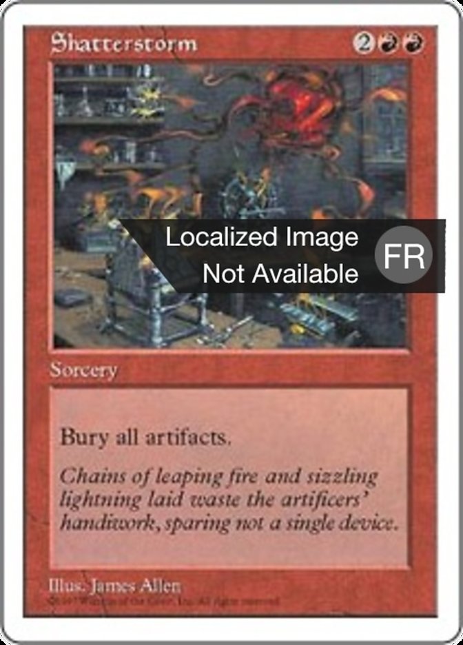 Tempête fracassante