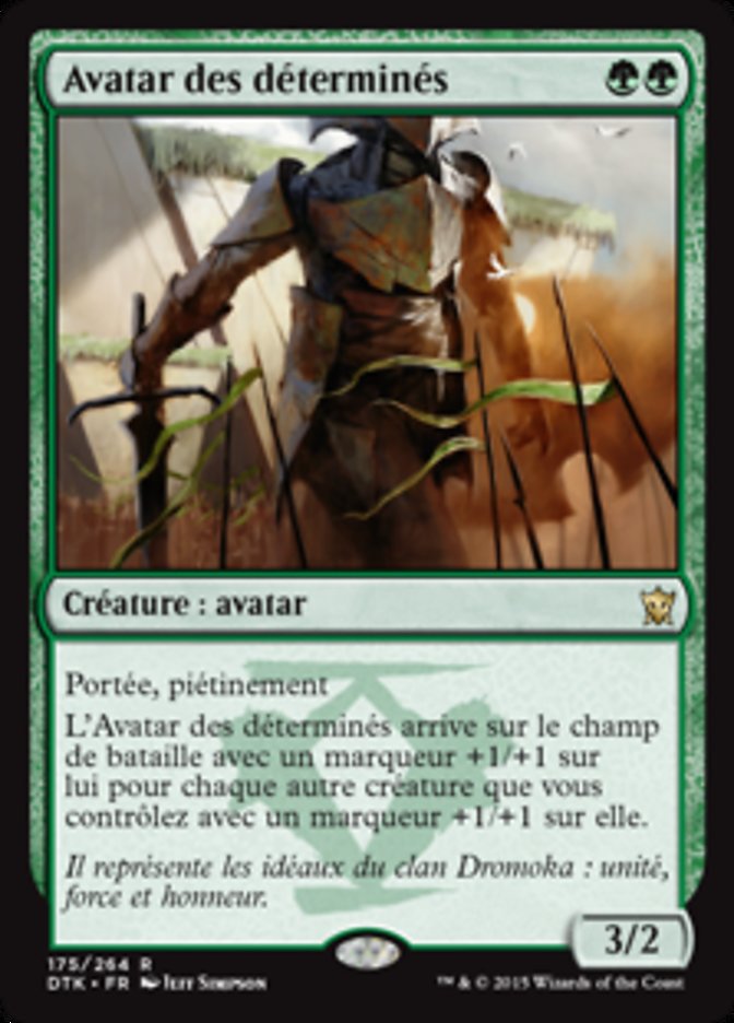 Avatar des déterminés