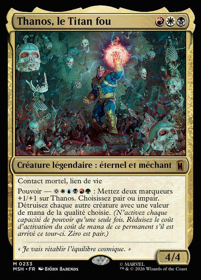 Thanos, le Titan fou