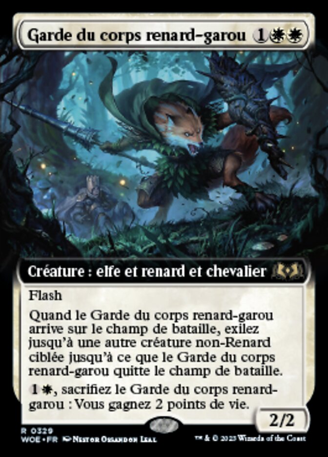 Garde du corps renard-garou