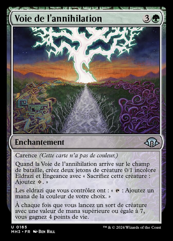 Voie de l'annihilation