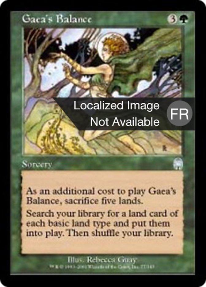 Balance selon Gaia