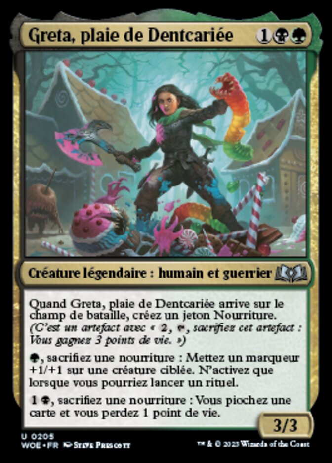 Greta, plaie de Dentcariée