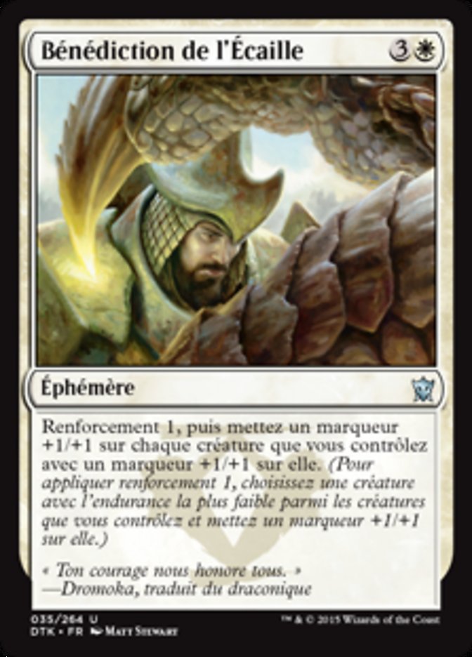 Bénédiction de l'Écaille