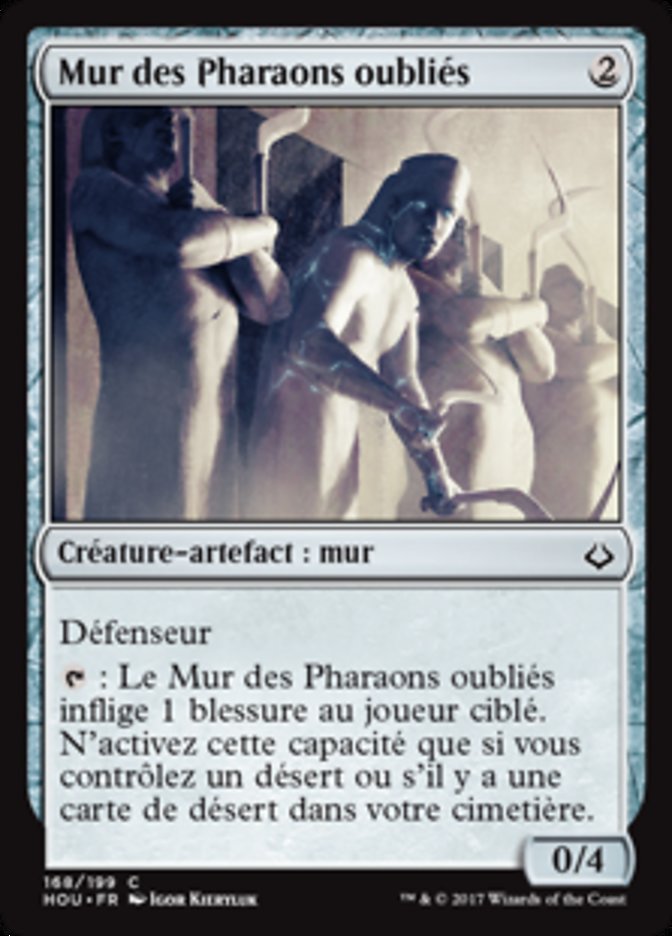 Mur des Pharaons oubliés