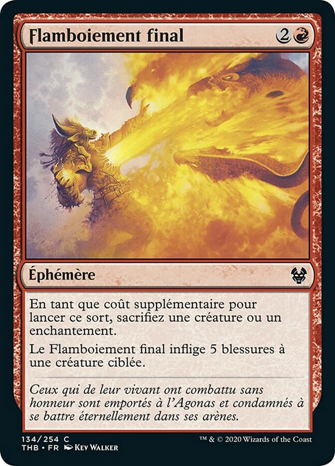 Flamboiement final