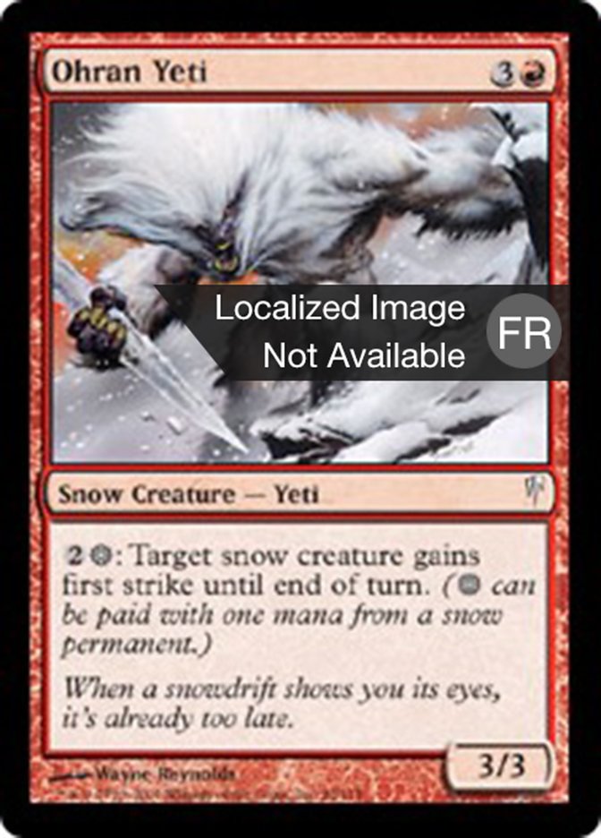 Yeti d'Ohran