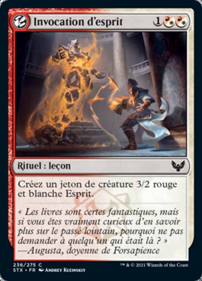 Invocation d'esprit