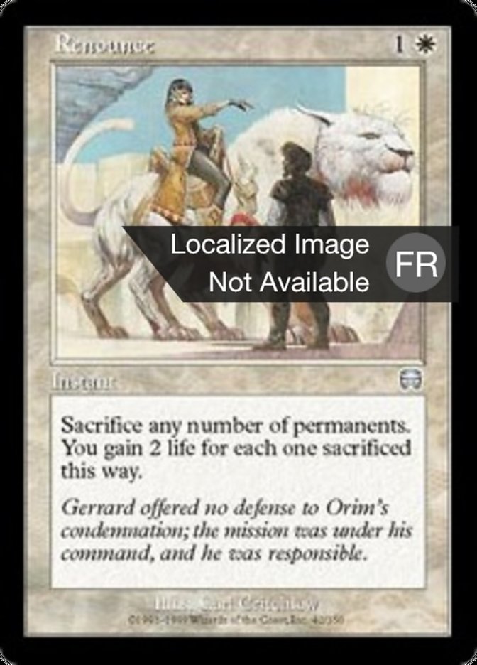 Renonciation