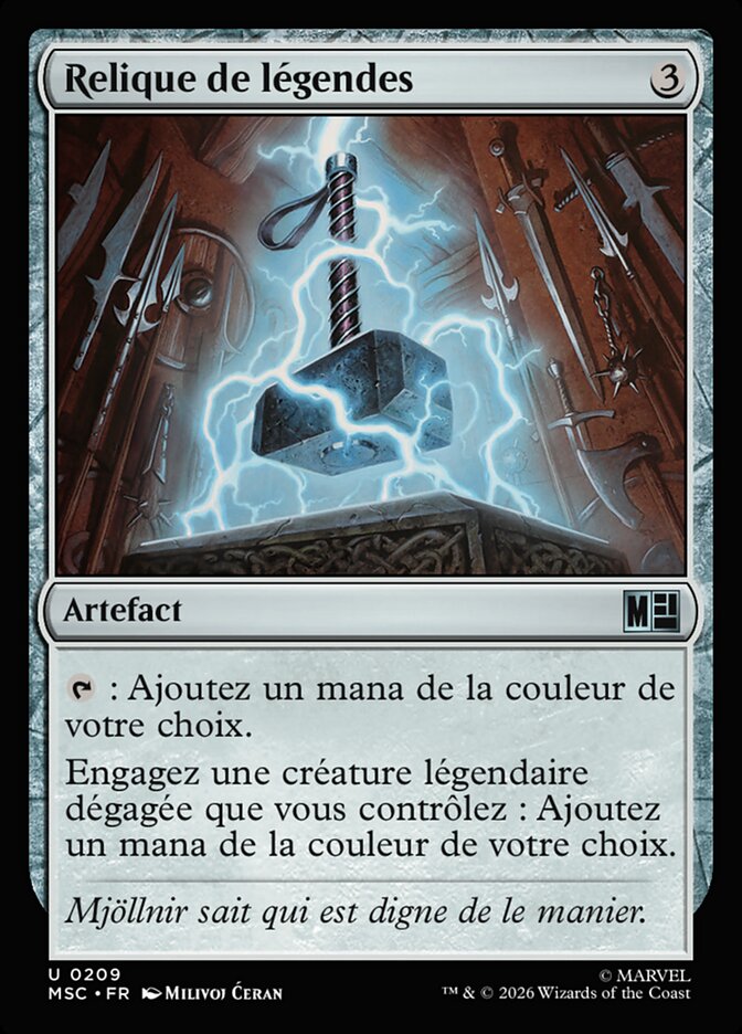 Relique de légendes