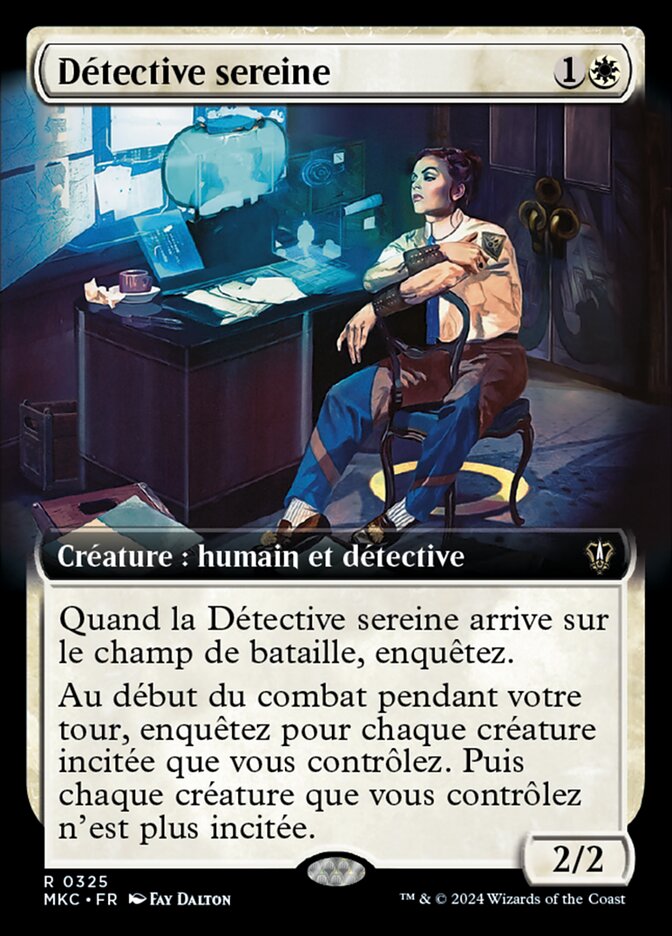 Détective sereine