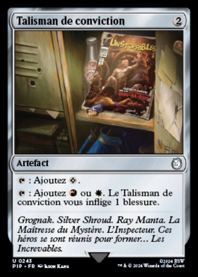 Talisman de conviction